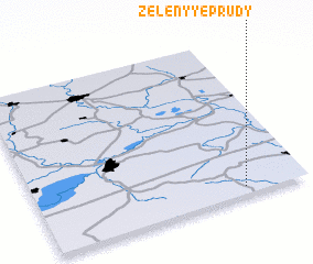 3d view of Zelënyye Prudy