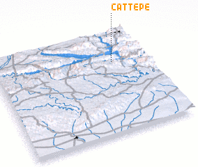 3d view of Çattepe