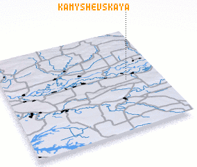 3d view of Kamyshevskaya