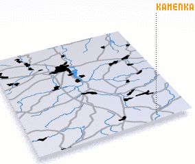 3d view of Kamenka