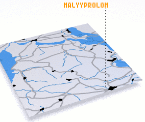 3d view of Malyy Prolom