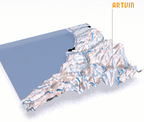 3d view of Artvin