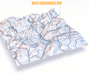 3d view of Küçükkorucuk