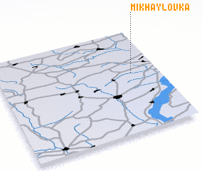 3d view of Mikhaylovka