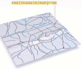 3d view of Khāzūkah ash Sharqīyah