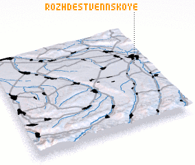 3d view of Rozhdestvennskoye