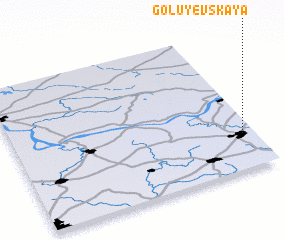 3d view of Goluyevskaya