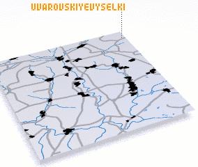 3d view of Uvarovskiye Vyselki