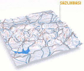 3d view of Sazlıkbaşı