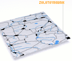 3d view of Zolotoy Rodnik