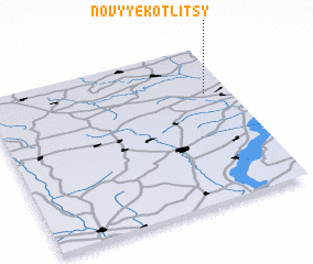 3d view of Novyye Kotlitsy