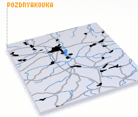 3d view of Pozdnyakovka