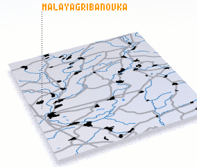 3d view of Malaya Gribanovka