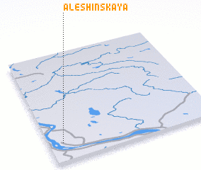 3d view of Alëshinskaya