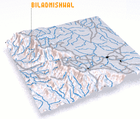 3d view of Bilād Mishwal