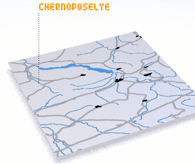 3d view of Chernoposel\