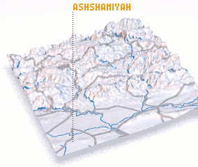 3d view of Ash Shāmīyah