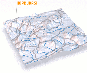 3d view of Köprübaşı