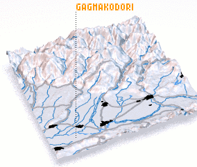 3d view of Gagma-Kodori