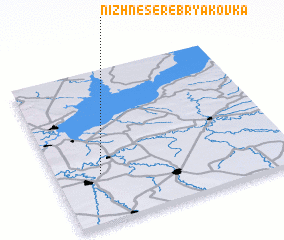 3d view of Nizhne-Serebryakovka