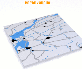 3d view of Pozdnyakovo