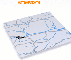 3d view of Ostrovskoye