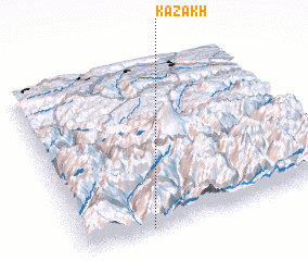 3d view of Kazakh