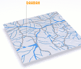 3d view of Dawbaḩ
