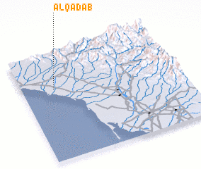 3d view of Al Qaḑab