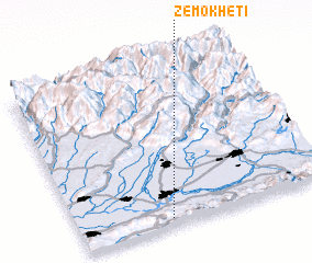 3d view of Zemo-Kheti