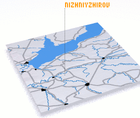 3d view of Nizhniy Zhirov