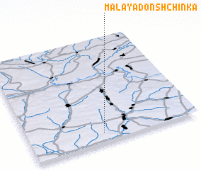 3d view of Malaya Donshchinka