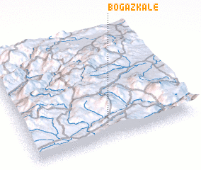 3d view of Boğazkale