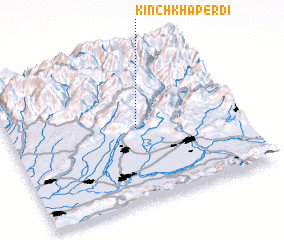 3d view of Kinchkha-Perdi
