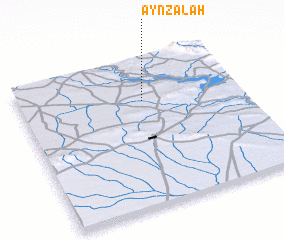 3d view of ‘Ayn Zālah