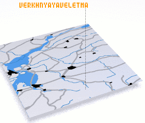 3d view of Verkhnyaya Velet\