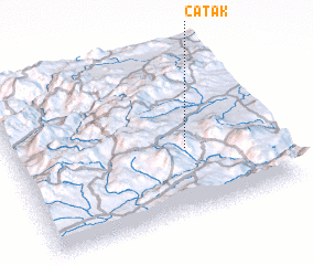 3d view of Çatak