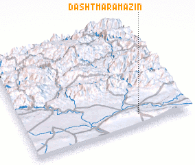 3d view of Dashtmār-ā Mazin