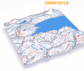 3d view of Çanakyayla