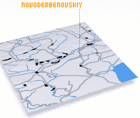 3d view of Novoderbenovskiy