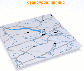 3d view of Staraya Rozhkovka