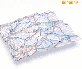 3d view of Kocaköy