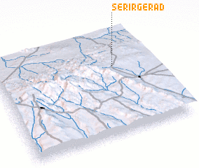 3d view of Serīr Gerad