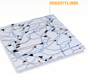 3d view of Krasnyy Liman