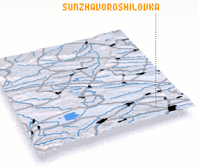 3d view of Sunzha-Voroshilovka