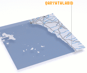 3d view of Qaryat al ‘Abīd