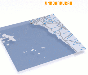 3d view of Umm Qanbūrah