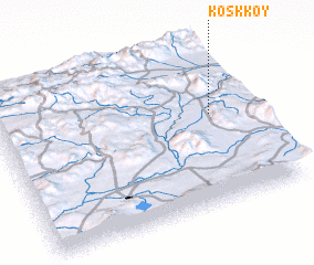 3d view of Köşkköy