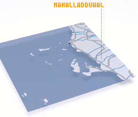 3d view of Maḩall ad Duwāl