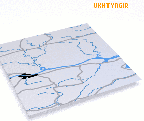 3d view of Ukhtyngir\